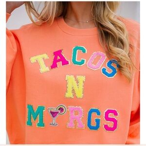 NWT Judith March Tacos and Margs Sweatshirt